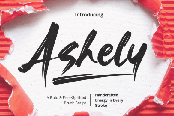Ashely: The Script Font That Elevates Your Craft