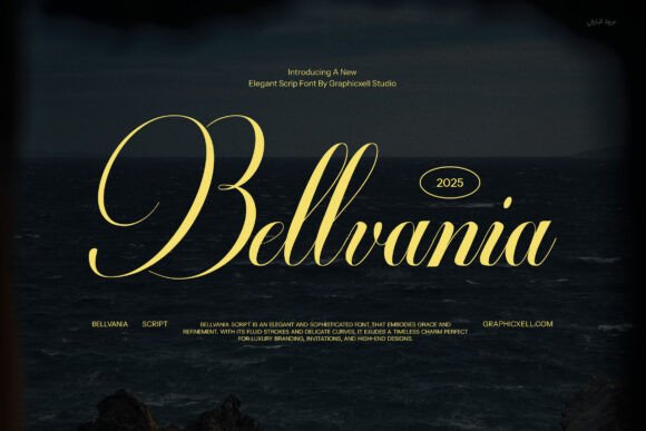 Bellvania Script Font for Crafters and Product Creators