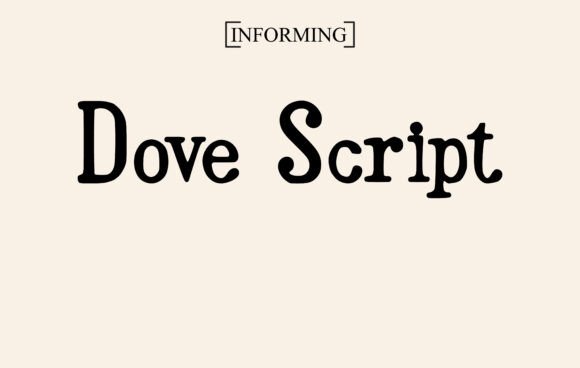 Dove Script: A Warm Serif for Elegant Branding