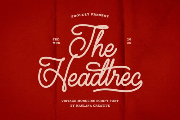 Headtrec: A Vintage Script Font for Digital Branding