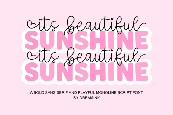 It’s Beautiful Sunshine: A Font for Crafting Joy