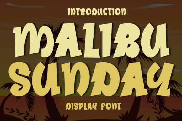 Malibu Sunday: A Font That Speaks in Curves