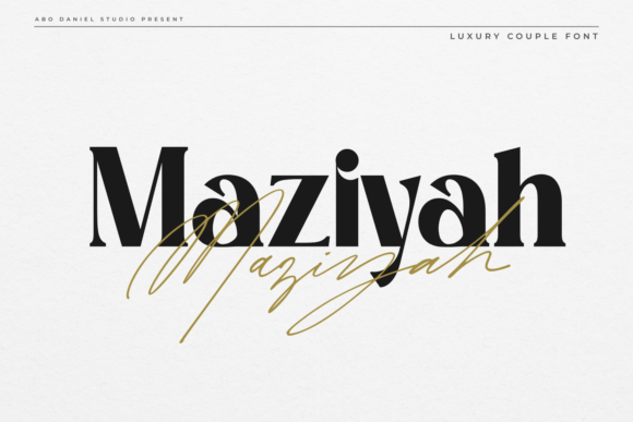 Maziyah Duo: A Graceful Sans Serif Pair for Modern Branding