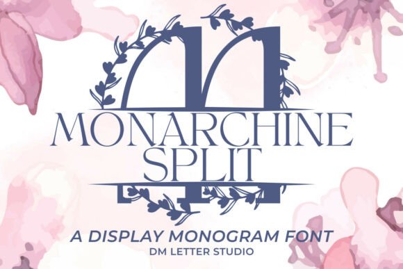 Monarchine Split Monogram: A Font for Branding Clarity and Elegance