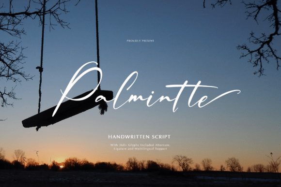 Palmintte: A Script Font for Editorial Elegance