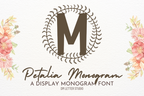 Petalia Monogram: A Serif Font for Editorial Elegance