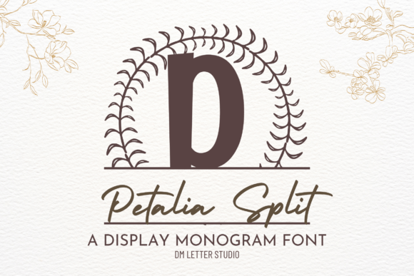 Petalia Split Monogram: A Font That Elevates Brand Identity