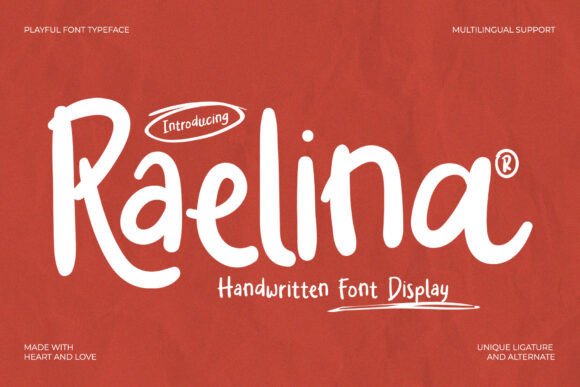 Raelina Regular: A Font That Breathes Life Into Your Creations