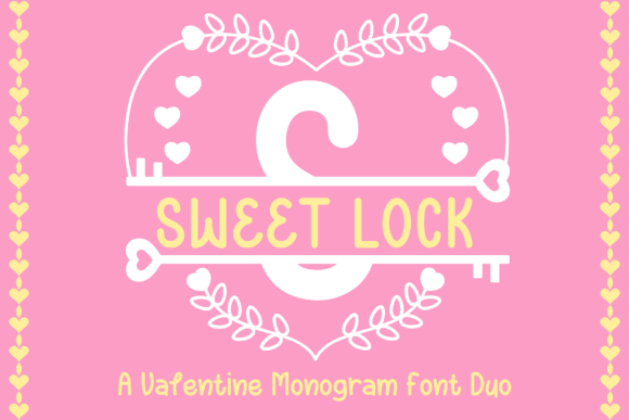 Sweet Lock Monogram: A Font for Digital Elegance