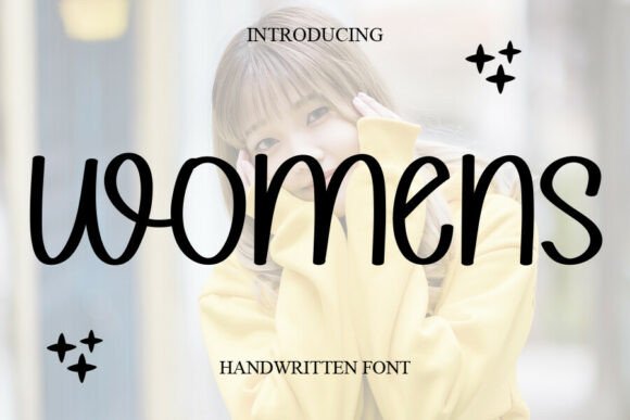 Womens: A Playful Script Font for Editorial Design